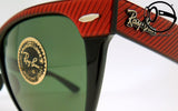 ray ban b l wayfarer ii street neat w0492 g 15 copped red ebony 80s Original vintage frame for man and
