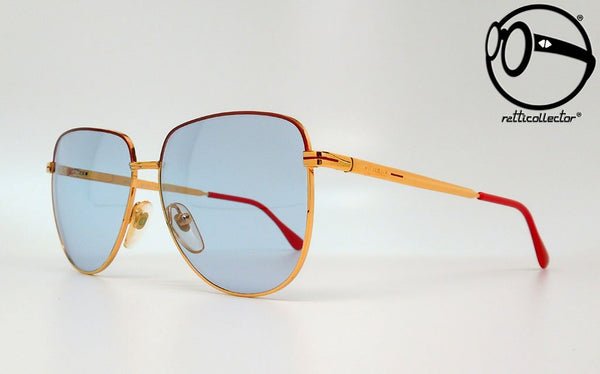galileo med f18 col 6413 24kt gep 80s Vintage eyewear design: sonnenbrille für Damen und Herren